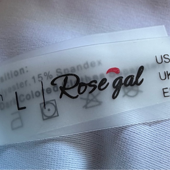 Rosegal Tanktini Swim Top with FREE Black Boyshort Bottoms | Size Large - Picture 3 of 5